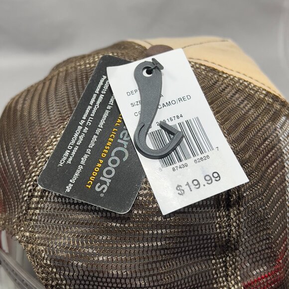 Milwaukees Best Beer Snapback Hat Khaki Camo Trucker Patch Wisconsin USA Mens - Picture 15 of 16